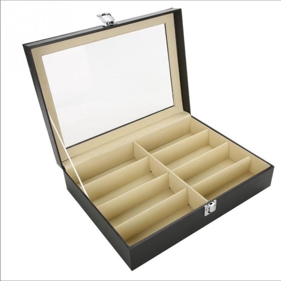 Sunglasses display storage travel leather case - Picture 3 of 8